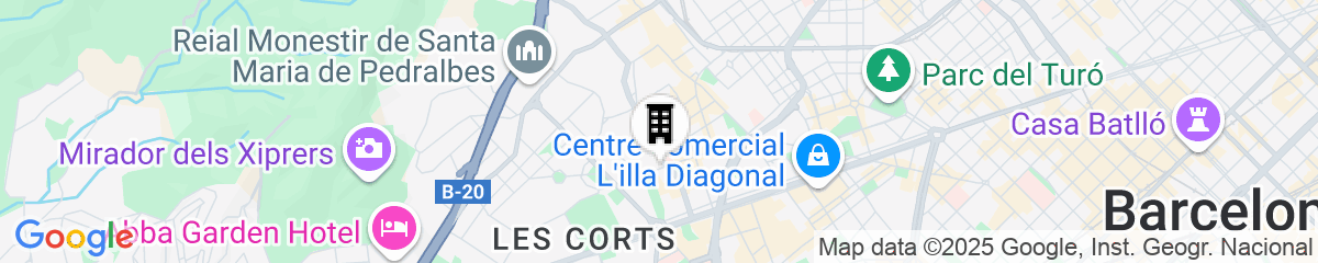 Map for Hotel Upper Diagonal