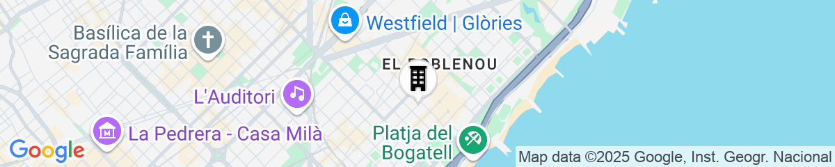 Map for Hotel Paxton Barcelona