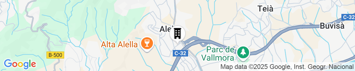 Map for Hotel Arrey-Alella