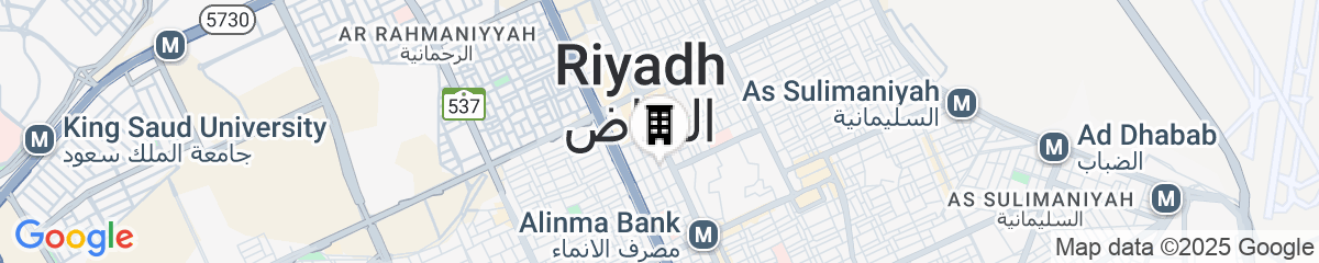 Map for Comfort Hotel Riyadh Olaya