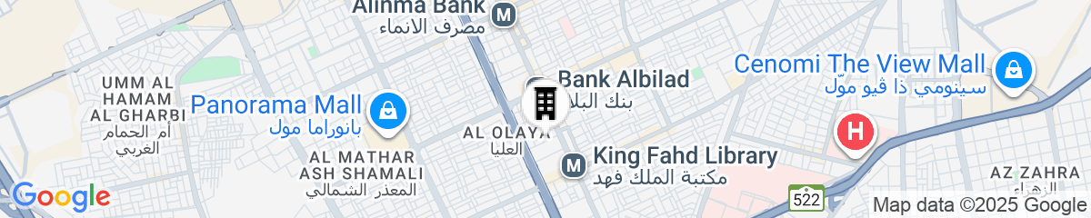 Map for VERTA Hotel Al Olaya Riyadh