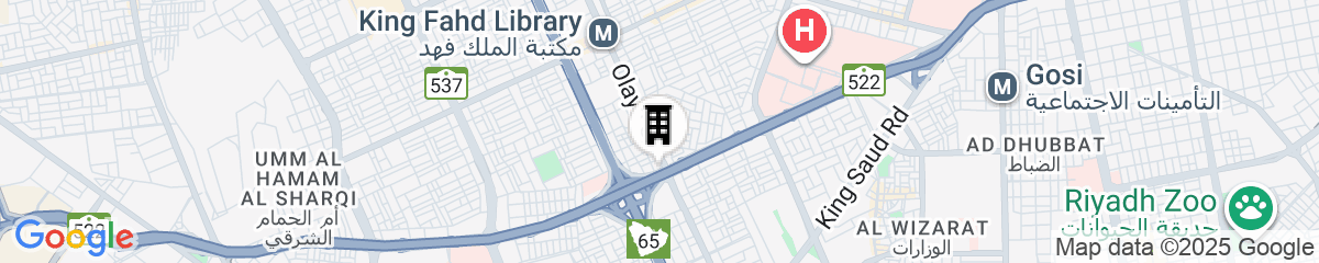 Map for Novo Hotel Riyadh