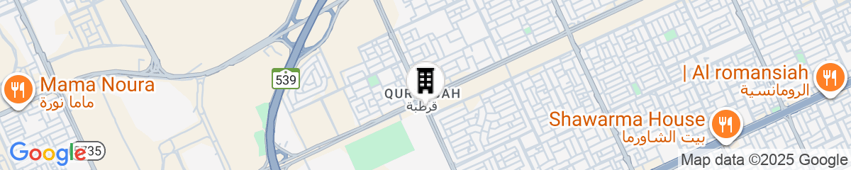 Map for Qurtubah Family Units - وحدات قرطبه العائليه