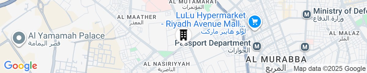 Map for Mena Hotel Nasiriah Riyadh