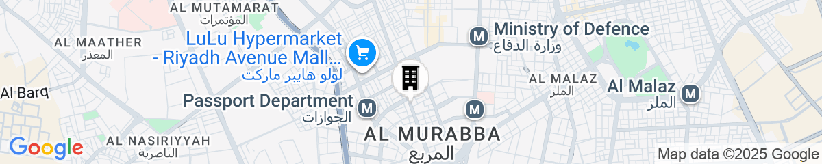 Map for Hayat Alriyadh Hotel
