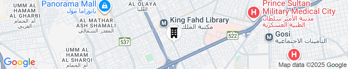 Map for Novotel Suites Riyadh Olaya