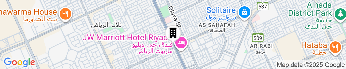 Map for msharef almoden hotel
