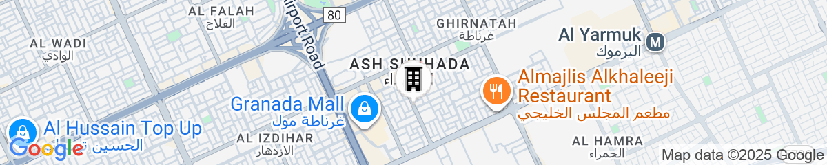 Map for Myrtle Hotel Al Shohadaa