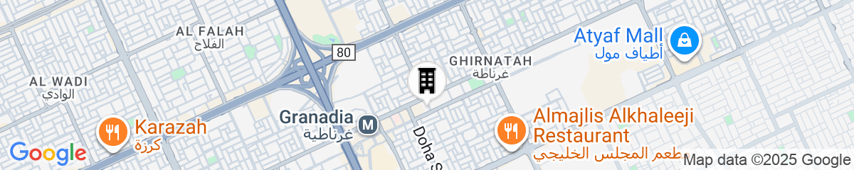 Map for Granada Palace Inn