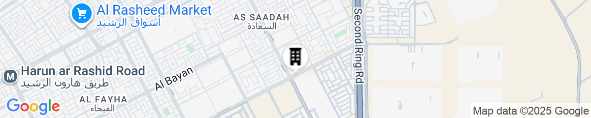 Map for Noor Amal Apartments Serviced