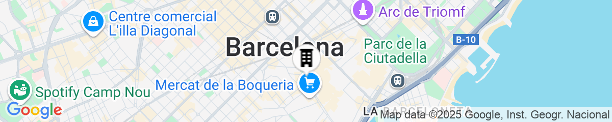 Map for Hotel SERHS Rivoli Rambla