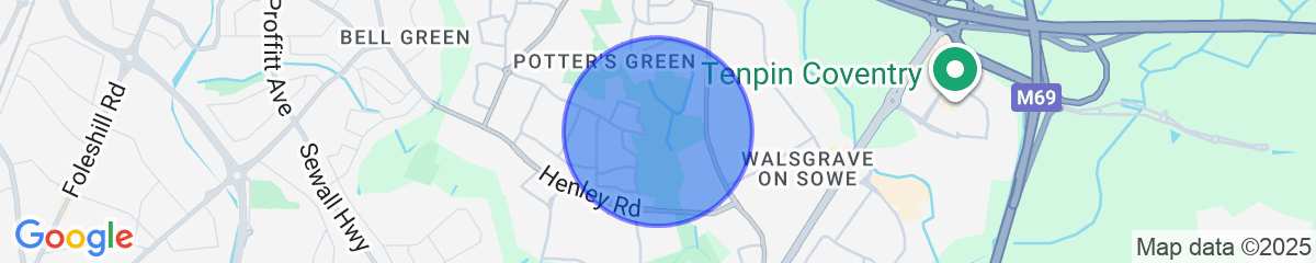 Map for Charming 1-bed Apartment in Coventry