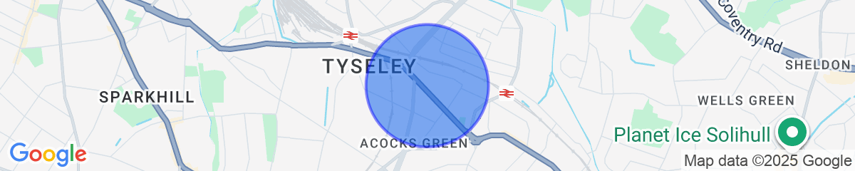 Map for Homely 1-bed Apartment in Birmingham