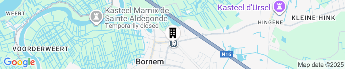 Map for Hotel De Notelaer