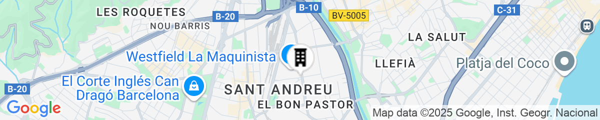 Map for Catalonia La Maquinista