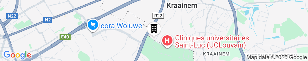 Map for ROXI The Urban Residence Brussels