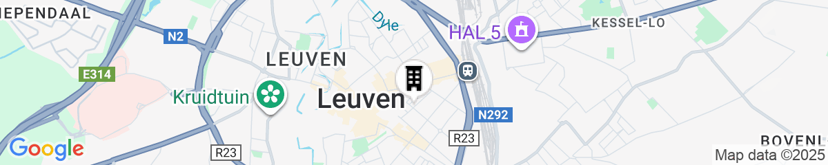 Map for Leuven City Hostel