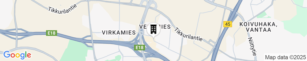 Map for Scandic Helsinki Aviapolis