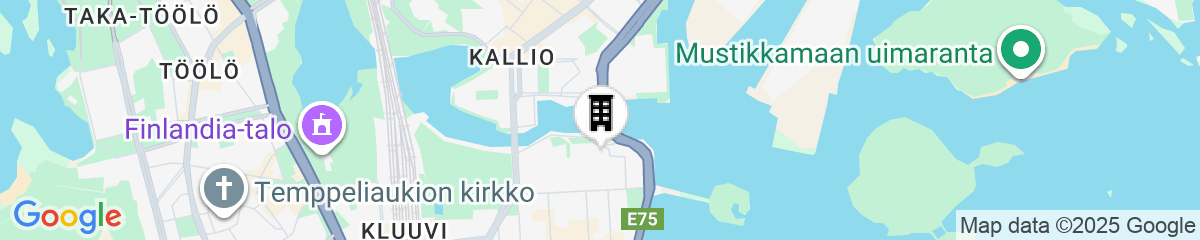 Map for Roost Kristianinkatu
