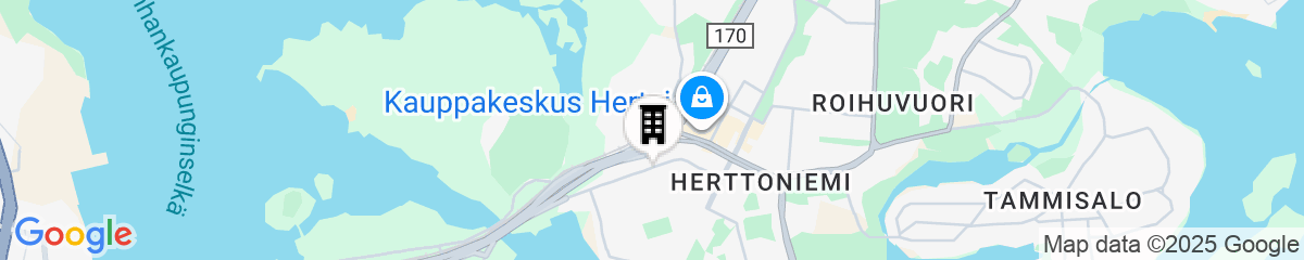 Map for Forenom Aparthotel Helsinki Herttoniemi