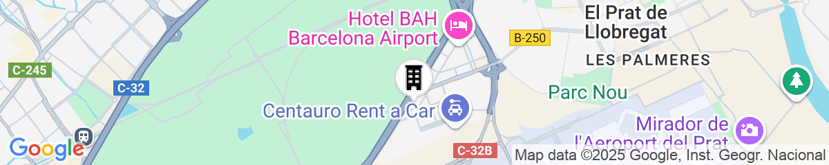 Map for INNSiDE by Meliá Barcelona Aeropuerto