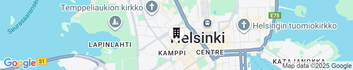 Map for 1BR apartment with SPA in Kamppi Center