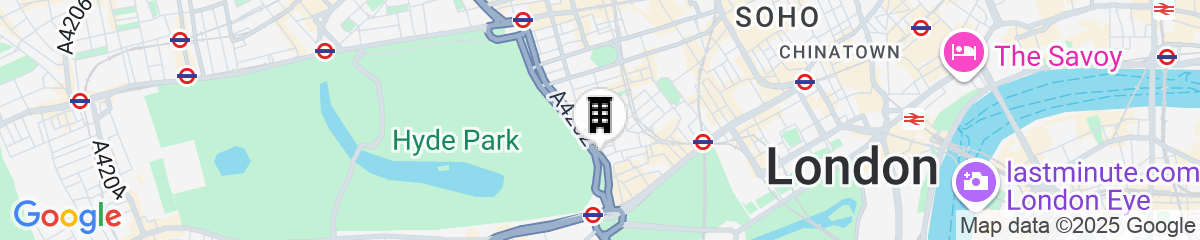 Map for 45 Park Lane - Dorchester Collection