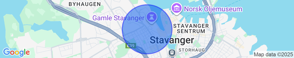 Map for Bnb Stavanger Ap 9 Bertis "rooftop Terrace"