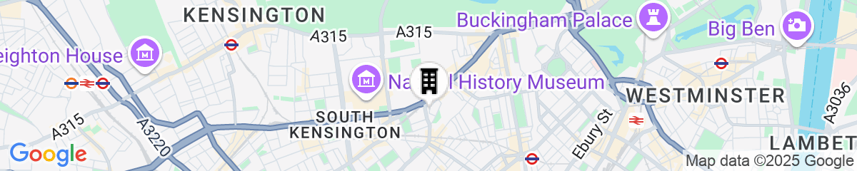 Map for The Franklin London - Starhotels Collezione