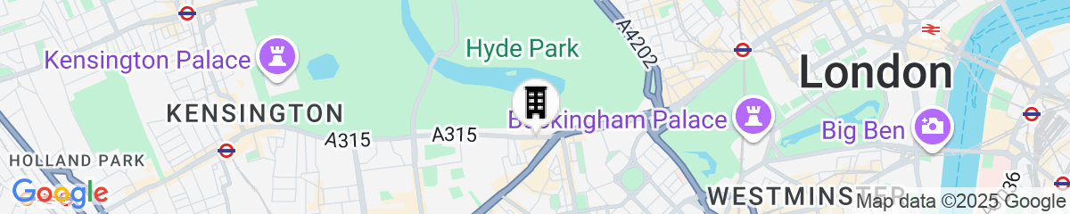 Map for Bvlgari Hotel London