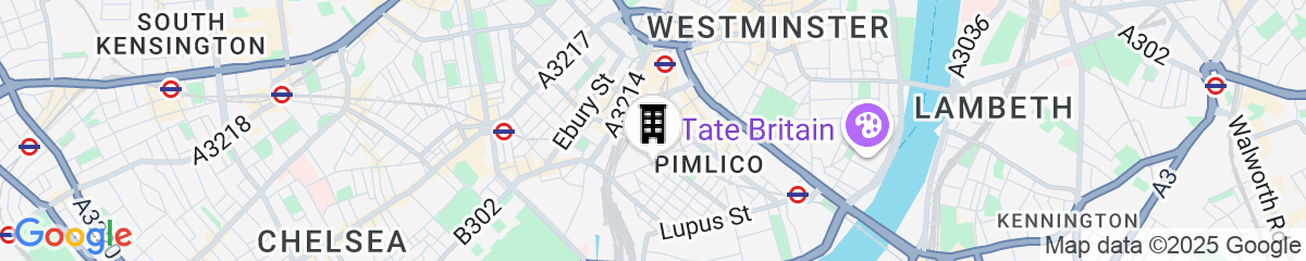 Map for Artist Residence London