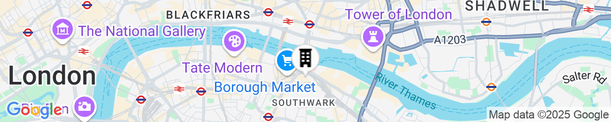 Map for London Bridge Hotel