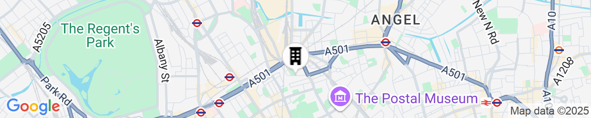 Map for The Rokxy Townhouse - Kings Cross