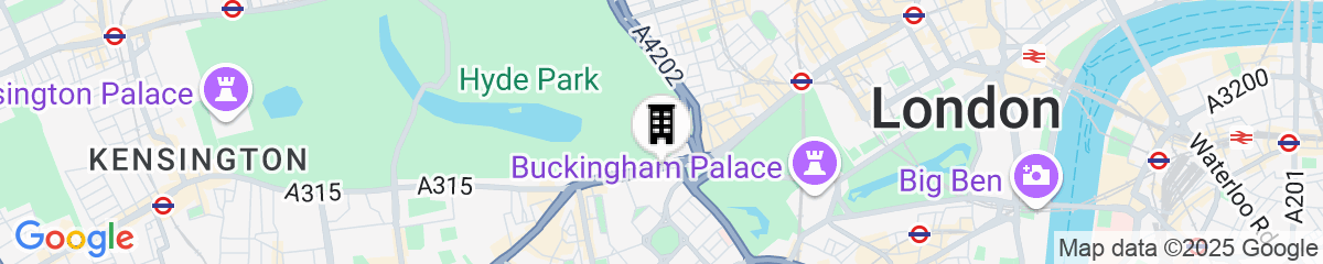 Map for The Wellesley Knightsbridge, A Luxury Collection Hotel