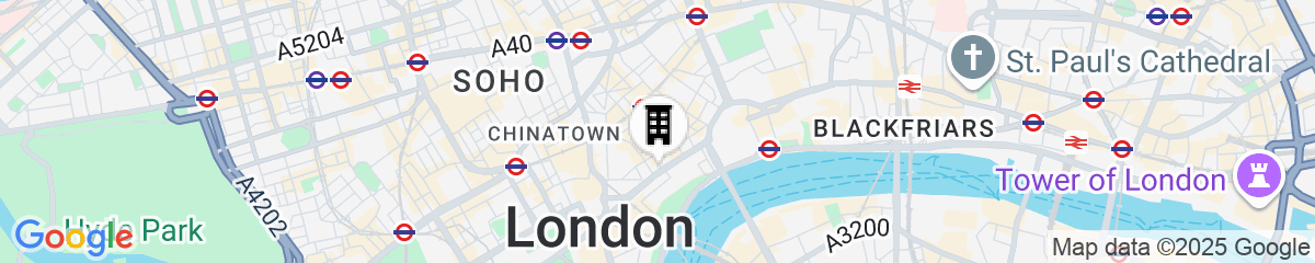 Map for The Z Hotel Strand