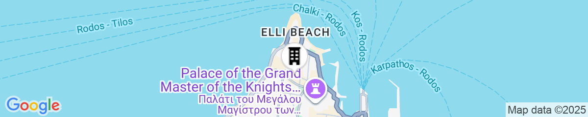 Map for Rhodes Central Suite