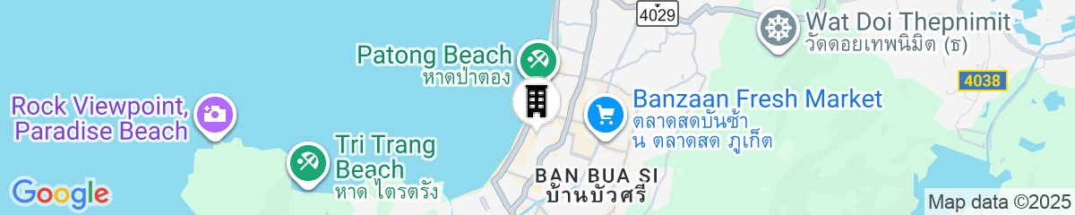 Map for Sawasdee Apartment Patong