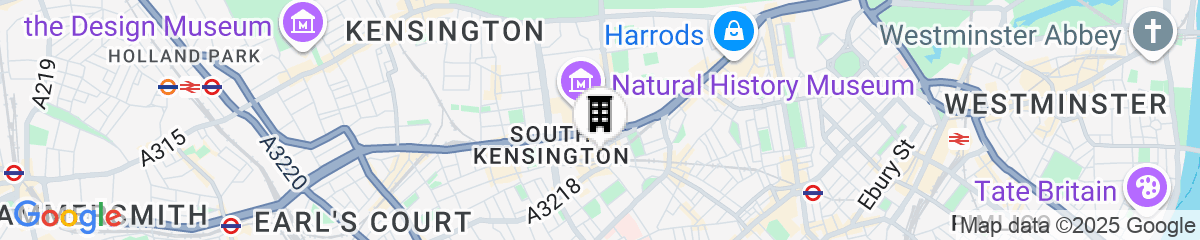 Map for The Pelham London - Starhotels Collezione