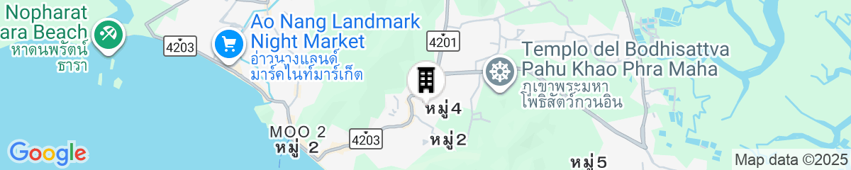 Map for Krabi Apartment Hotel