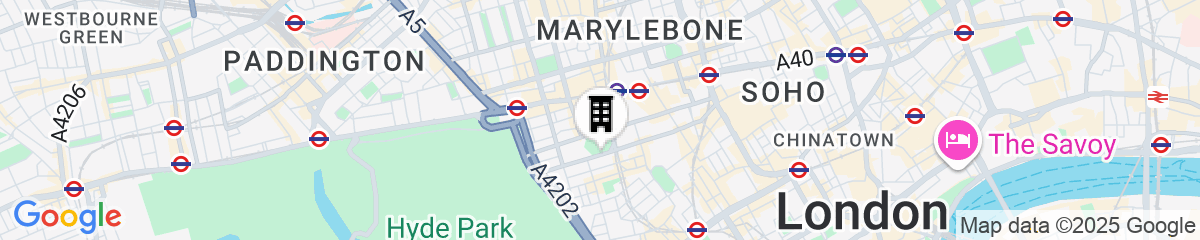 Map for The Biltmore Mayfair