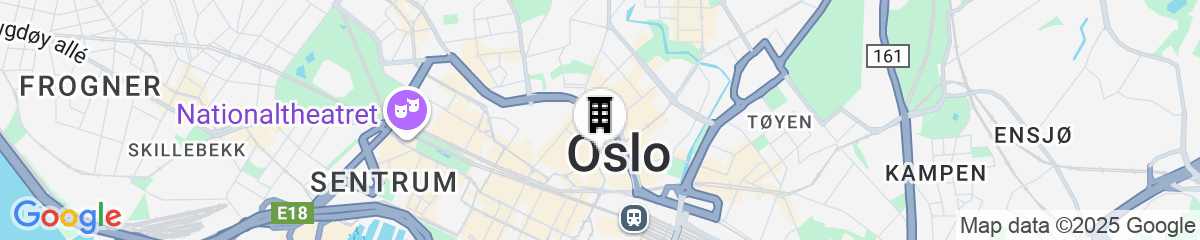 Map for Home Hotel Folketeateret