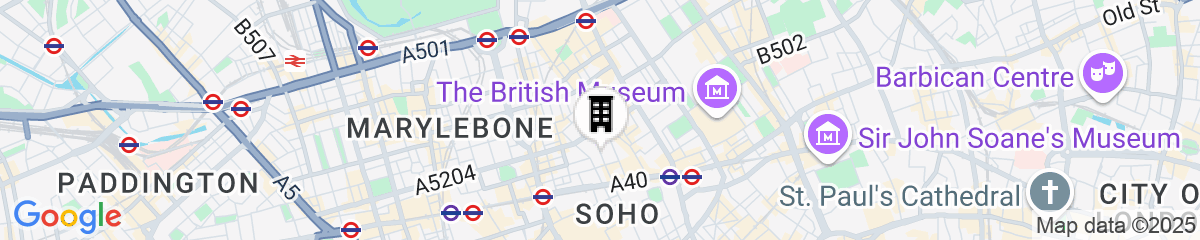 Map for Sanderson London, a Morgans Originals hotel