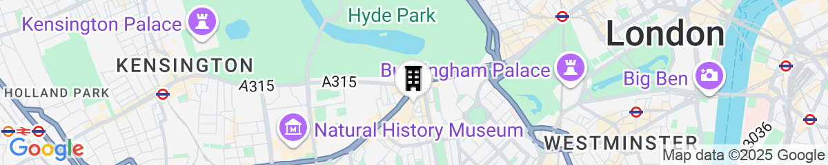 Map for The Capital Hotel, Apartments & Townhouse - Small Luxury Hotels of The World