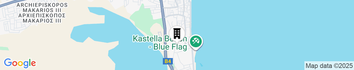 Map for Olympus Stylish 2-BR Apt in Larnaca