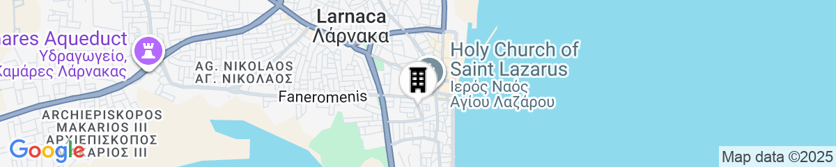 Map for Hue 1-Bedroom Apartment in Larnaca