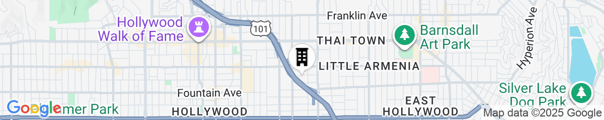 Map for Luxury 2BR Hollywood Pool View by Oneluxstay