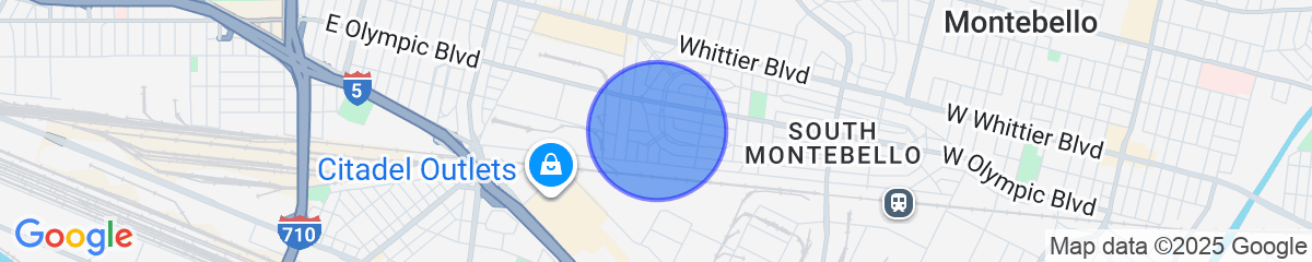 Map for East Los Angeles Retreat ~ 2 Mi to Citadel Outlets