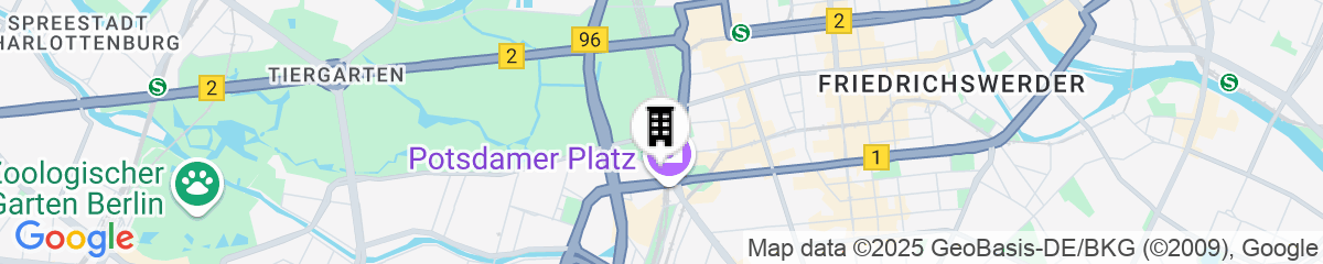 Map for The Ritz-Carlton, Berlin