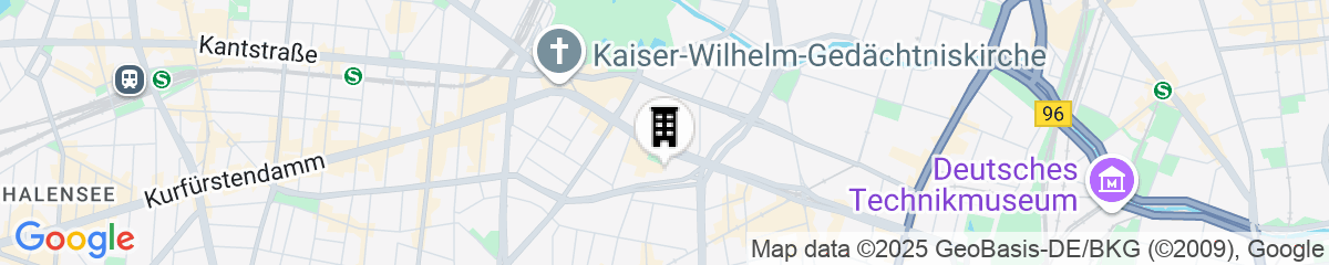 Map for Mercure Hotel Berlin Wittenbergplatz