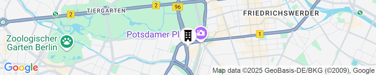 Map for Grand Hyatt Berlin